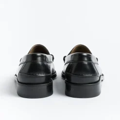 GIL's Loafers* - 740 Moccasin - Black Leather