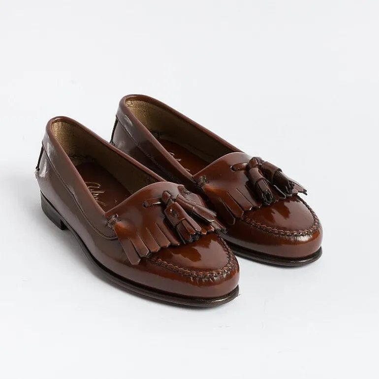 GIL's Loafers* - Moccasin With Tassels 205 - Tan Leather