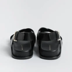 GUGLIELMO ROTTA Low Sandals* - Flat Sandals - Tilly - Black Leather