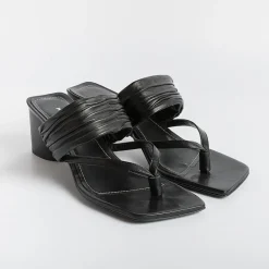 HALMANERA Sandals With Heel* - Sandals With Heel - Betty 45 - Black Baron