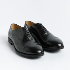 HENDERSON Oxfords* - Francesina - 82303 - Black Calf Rubber Sole