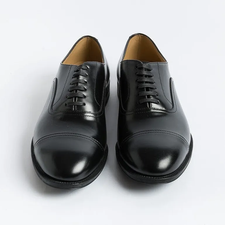 HENDERSON Oxfords* - Francesina - 82303 - Black Calf Rubber Sole