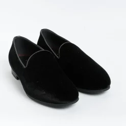HENDERSON Wedding Shoes* - Moccasin - Casino' - Black Velvet