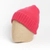 HOWLING Hats And Caps* - Cable Tartan Wool Hat - Jammy Poppy