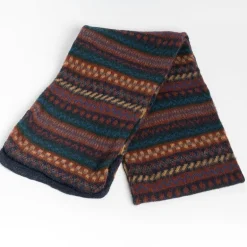 HOWLING Scarves* - Unisex Scarf - Fresh Clean - Multicolor Navy, Brown, Green