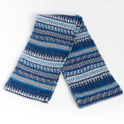 HOWLING Scarves* - Unisex Scarf - Neptune - Multicolored Blue, White, Light Blue