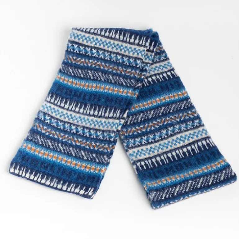 HOWLING Scarves* - Unisex Scarf - Neptune - Multicolored Blue, White, Light Blue