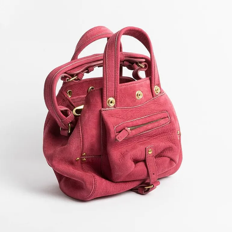 Jerome Dreyfuss Mini Bags*Jeromee Dreyfuss - Billy Dwarf - Croco Framboise