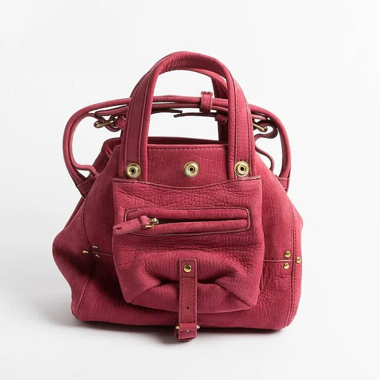 Jerome Dreyfuss Mini Bags*Jeromee Dreyfuss - Billy Dwarf - Croco Framboise