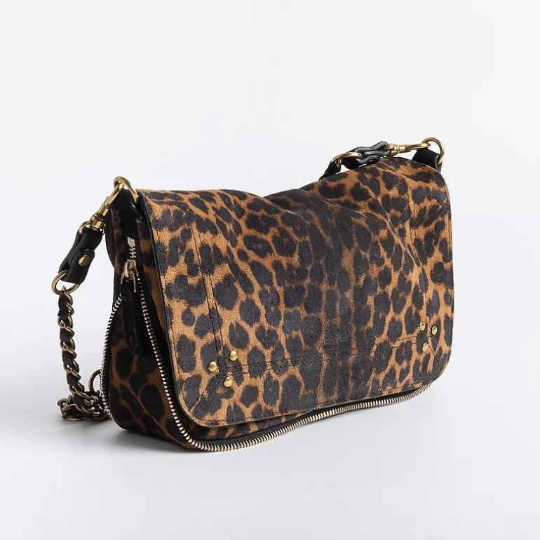 Jerome Dreyfuss Tote Bags*Jeromee Dreyfuss - Shoulder And Shoulder Bag - Bobi S - Leopard