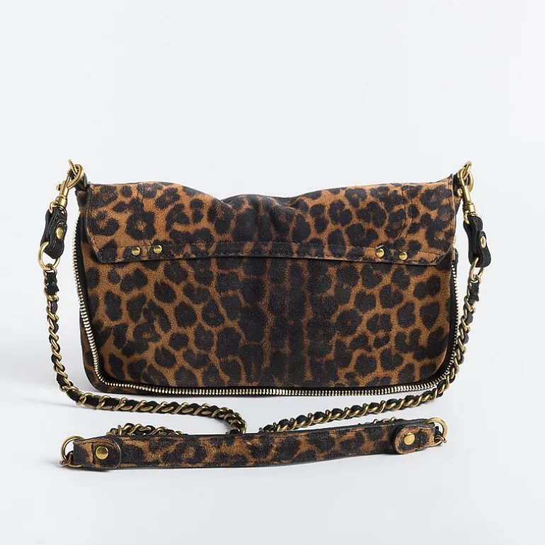 Jerome Dreyfuss Tote Bags*Jeromee Dreyfuss - Shoulder And Shoulder Bag - Bobi S - Leopard