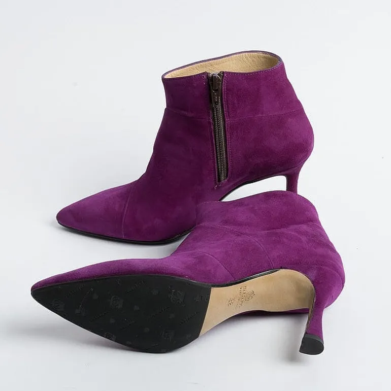 L'Arianna Ankle Boots*L' Arianna - Ankle Boot - Tr1672/Rt - Purple Suede