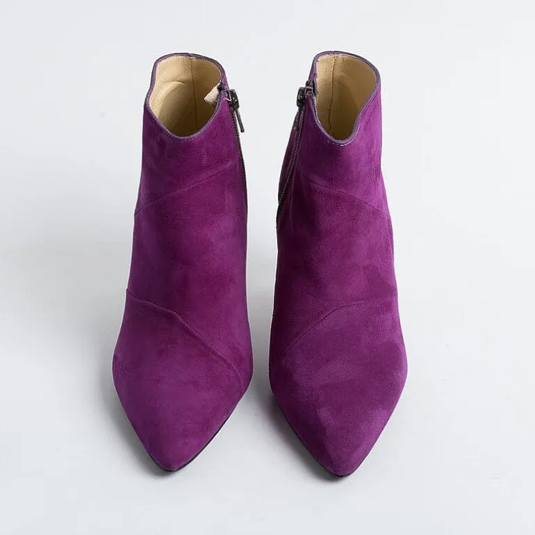 L'Arianna Ankle Boots*L' Arianna - Ankle Boot - Tr1672/Rt - Purple Suede