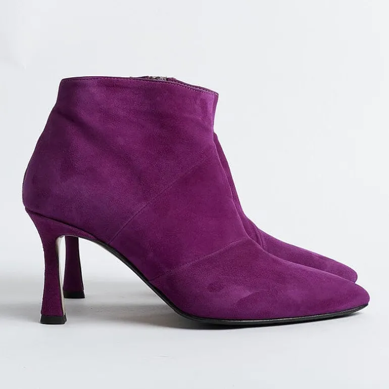 L'Arianna Ankle Boots*L' Arianna - Ankle Boot - Tr1672/Rt - Purple Suede