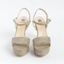 L'Arianna Wedding Shoes*L' Arianna - Sandals With Heel Ds1610 - Sirio Nude