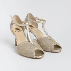 L'Arianna Wedding Shoes*L' Arianna - Sandals With Heel Sp1612 - Sirio Nude