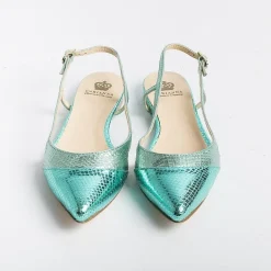 L'Arianna Ceremony - Shoes And Clutches*L' Arianna - Sling Back - Ch2006 - Saila Laminated Snake
