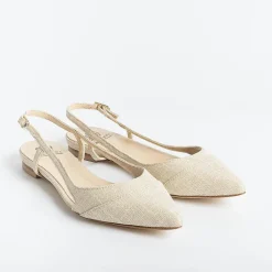 L'Arianna Ceremony - Shoes And Clutches*L 'Arianna - Sling Back - Ch2006 - Sirio Champagne