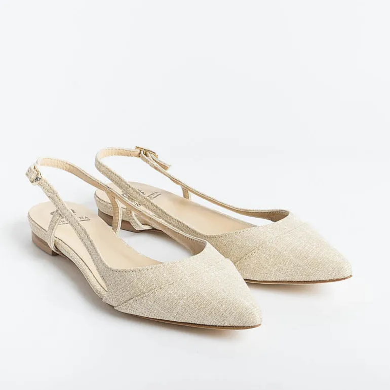 L'Arianna Ceremony - Shoes And Clutches*L 'Arianna - Sling Back - Ch2006 - Sirio Champagne