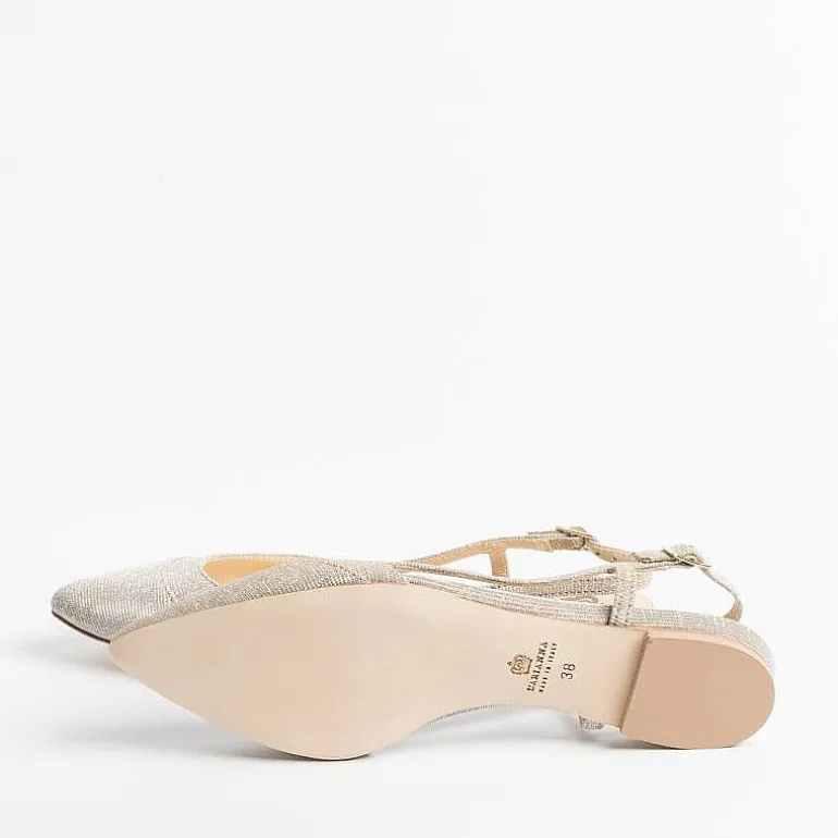 L'Arianna Wedding Shoes*L' Arianna - Sling Back - Ch2006 - Sirio Nude