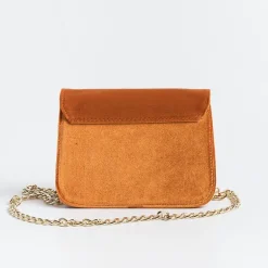 L'Arianna Clutch* - Bag - Lola - Orange Velvet