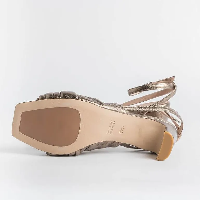 LORENA PAGGI Sandals With Heel* - Sandals With Heels 11554 - Metal Butter
