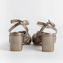LORENA PAGGI Sandals With Heel* - Sandals With Heels 11554 - Metal Butter