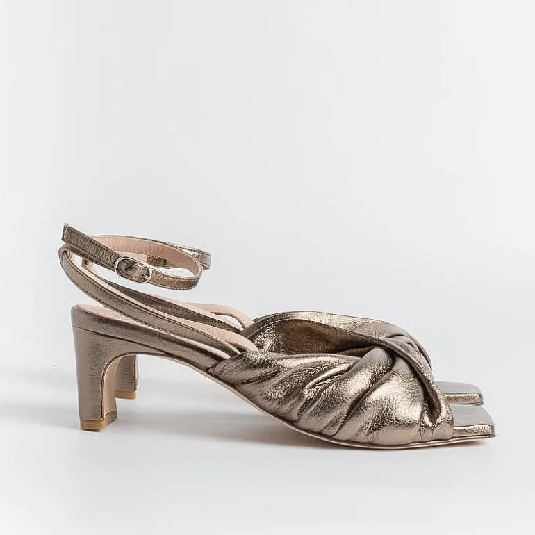 LORENA PAGGI Sandals With Heel* - Sandals With Heels 11554 - Metal Butter