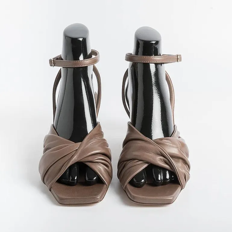 LORENA PAGGI Sandals With Heel* - Sandals With Heel 11554 - Onion