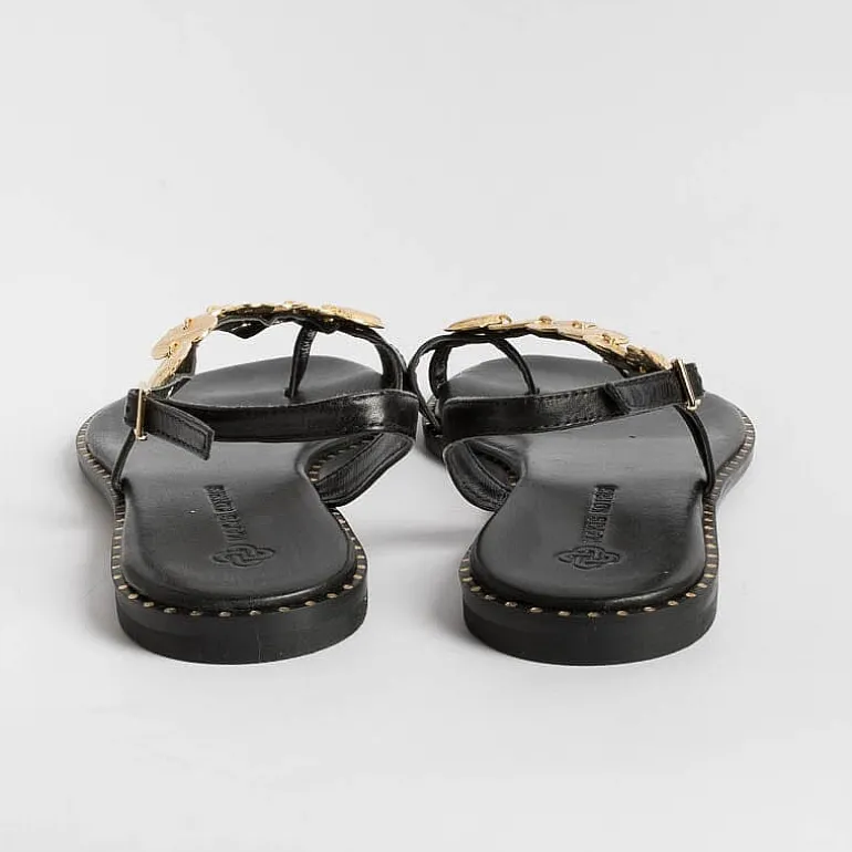 MAKIS KOTRIS Low Sandals* - Low Thong Sandals K850 - Black