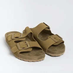 MANEBI Low Sandals* - Flat Sandals - Traveler Sandals - Khaki