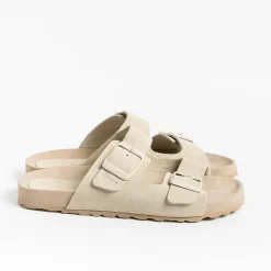 MANEBI Low Sandals* - Flat Sandals - Traveler Sandals - Beige