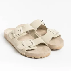 MANEBI Low Sandals* - Flat Sandals - Traveler Sandals - Beige