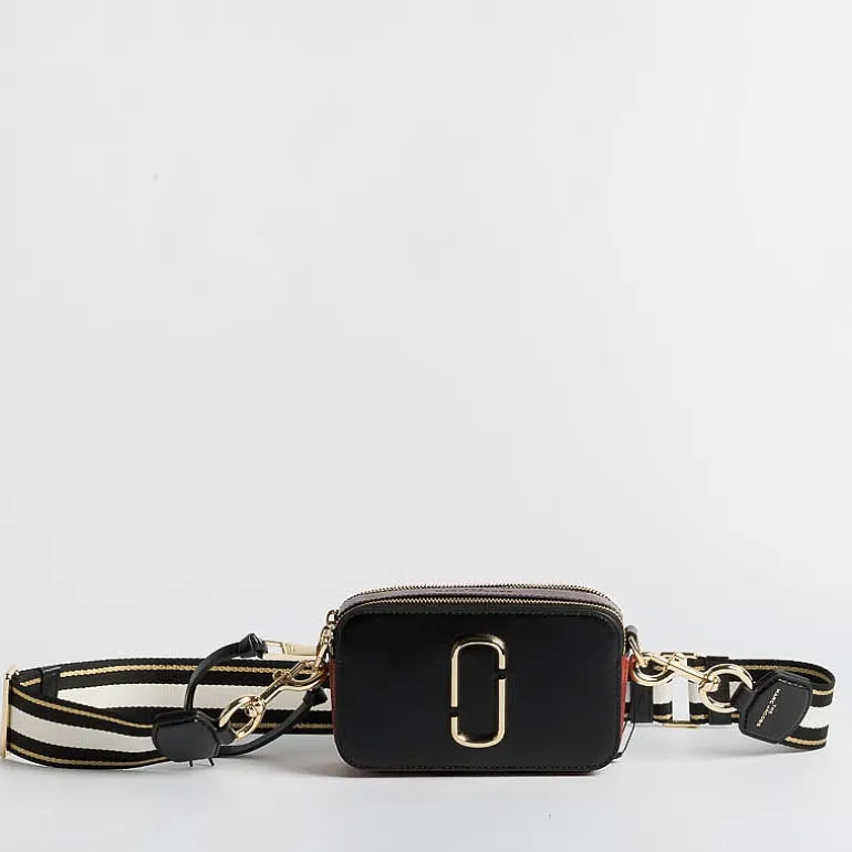 Marc Jacobs Mini Bags* - The Snapshot M0012007 - Black / Red