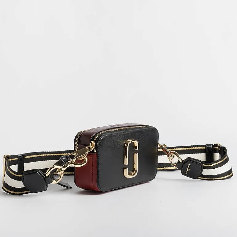 Marc Jacobs Mini Bags* - The Snapshot M0012007 - Black / Red