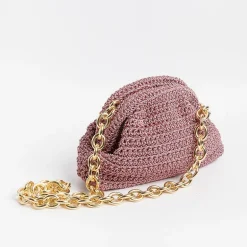 MARIA LA ROSA Clutch* - Shoulder Bag - Mini Game Metallic - Pink