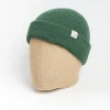 MERZ B. SCHWANEN Hats And Caps* - Basic Beanie - 405 Moss Green