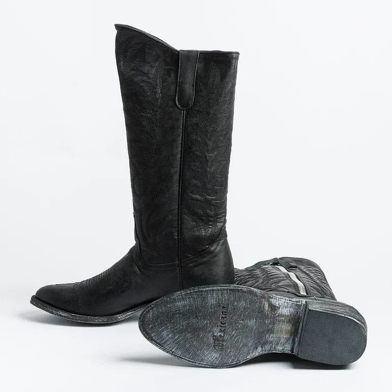 MEXICANA - Collezione Donna Texans*Mexicana - Texan Boot - L340 - Black Vesuvius