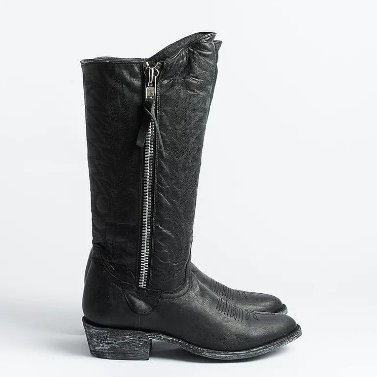 MEXICANA - Collezione Donna Texans*Mexicana - Texan Boot - L340 - Black Vesuvius