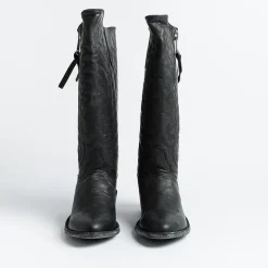 MEXICANA - Collezione Donna Texans*Mexicana - Texan Boot - L340 - Black Vesuvius