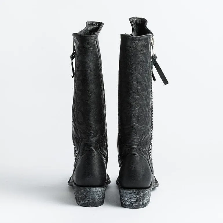 MEXICANA - Collezione Donna Texans*Mexicana - Texan Boot - L340 - Black Vesuvius