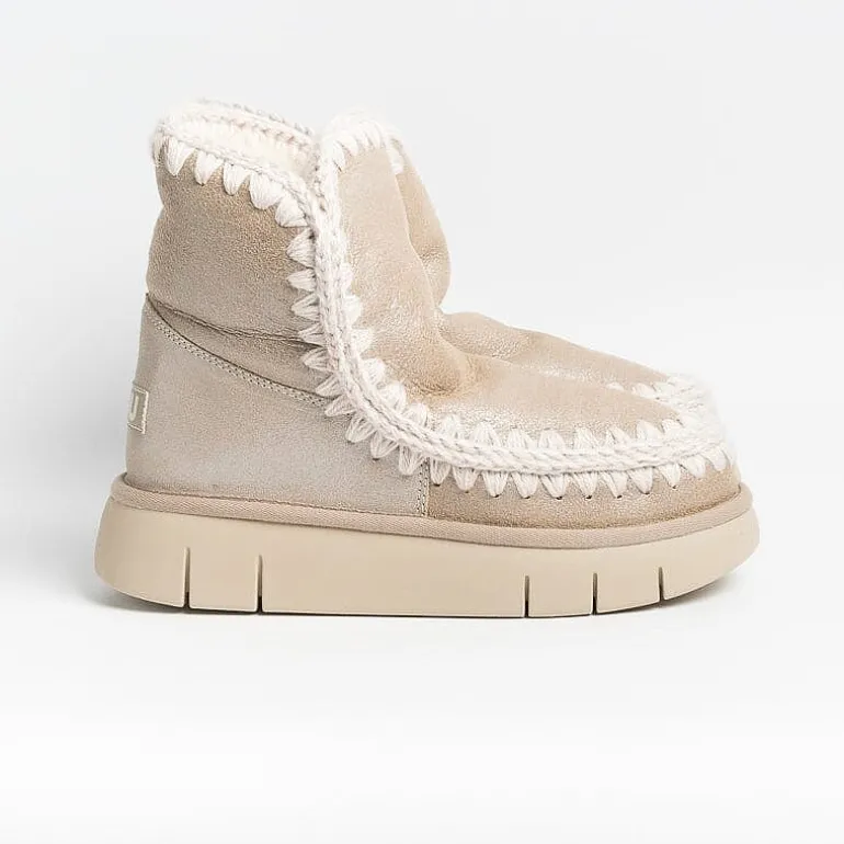 Mou Ankle Boots* - Ankle Boot - Bounce- 531002B - Leather - Silver