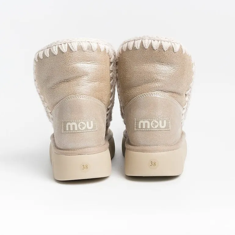 Mou Ankle Boots* - Ankle Boot - Bounce- 531002B - Leather - Silver
