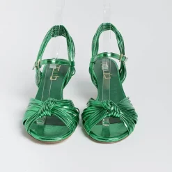 NCUB Sandals With Heel* - Sandals With Heels - Luna 22 - Green Laminate