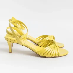 NCUB Sandals With Heel* - Sandals With Heels - Luna 21 - Yellow Leather