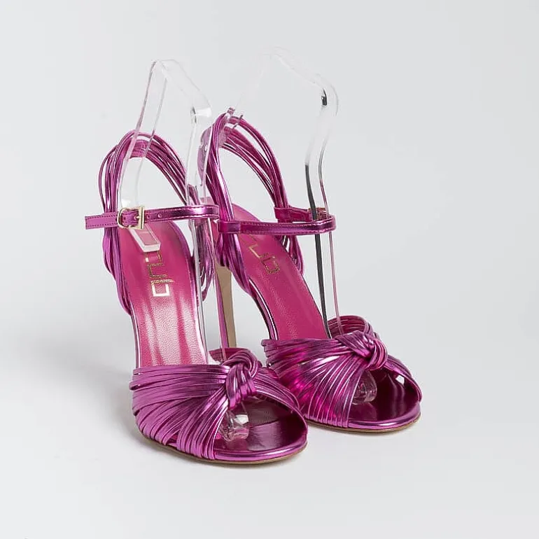 NCUB Sandals With Heel* - Sandals With Heels - Sole 20 - Laminated Fuchsia