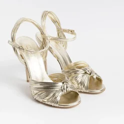 NCUB Wedding Shoes* - Sandals With Heels - Sole 20 - Platinum Laminate