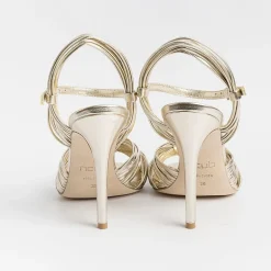 NCUB Wedding Shoes* - Sandals With Heels - Sole 20 - Platinum Laminate