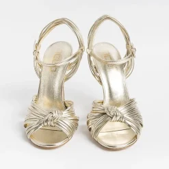 NCUB Wedding Shoes* - Sandals With Heels - Sole 20 - Platinum Laminate
