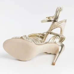 NCUB Wedding Shoes* - Sandals With Heels - Sole 20 - Platinum Laminate